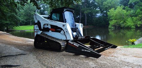 skid steer gravel|skid max road grading.